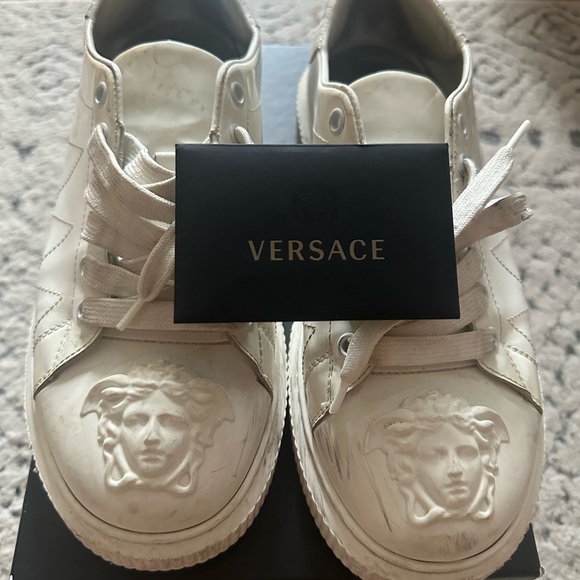 VERSACE Sneakers - Authentic Medusa White Shell Toe - Picture 2 of 7